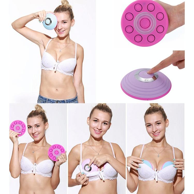 Anti-Sagging Bluetooth Breast Massager Remote Control Purple 11