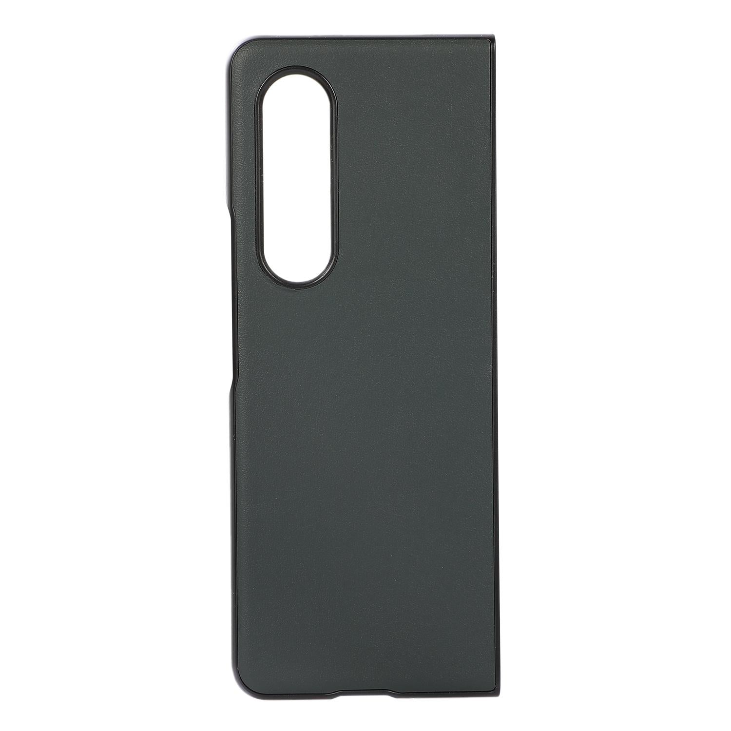 For Samsung Galaxy Z Fold4 5G Sheep Texture Leather Phone Case - Blue 13