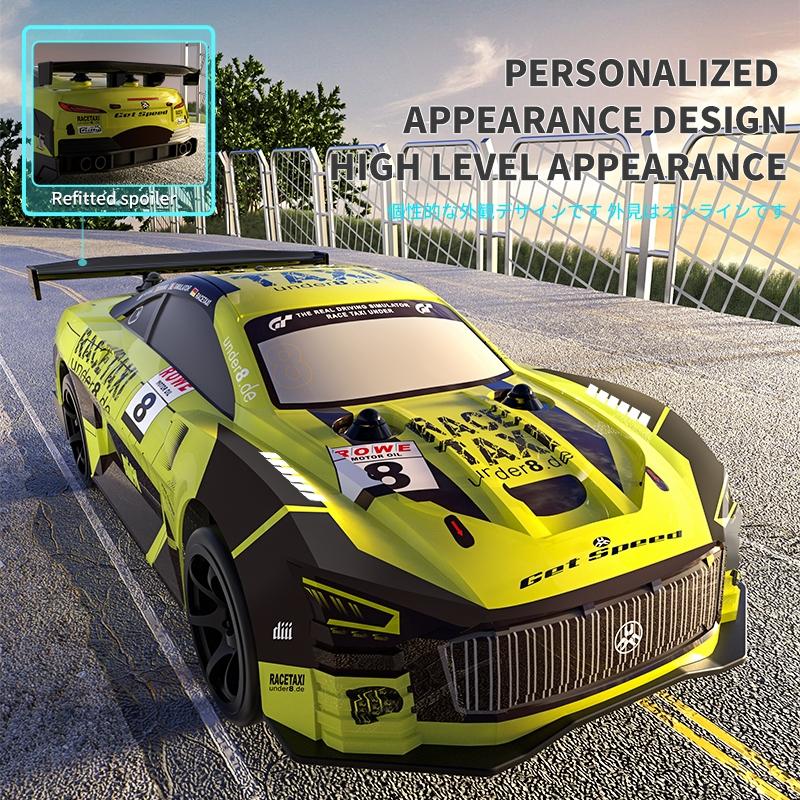 Remote Control 4wd Drift Car with Expulsion Light - Green 12