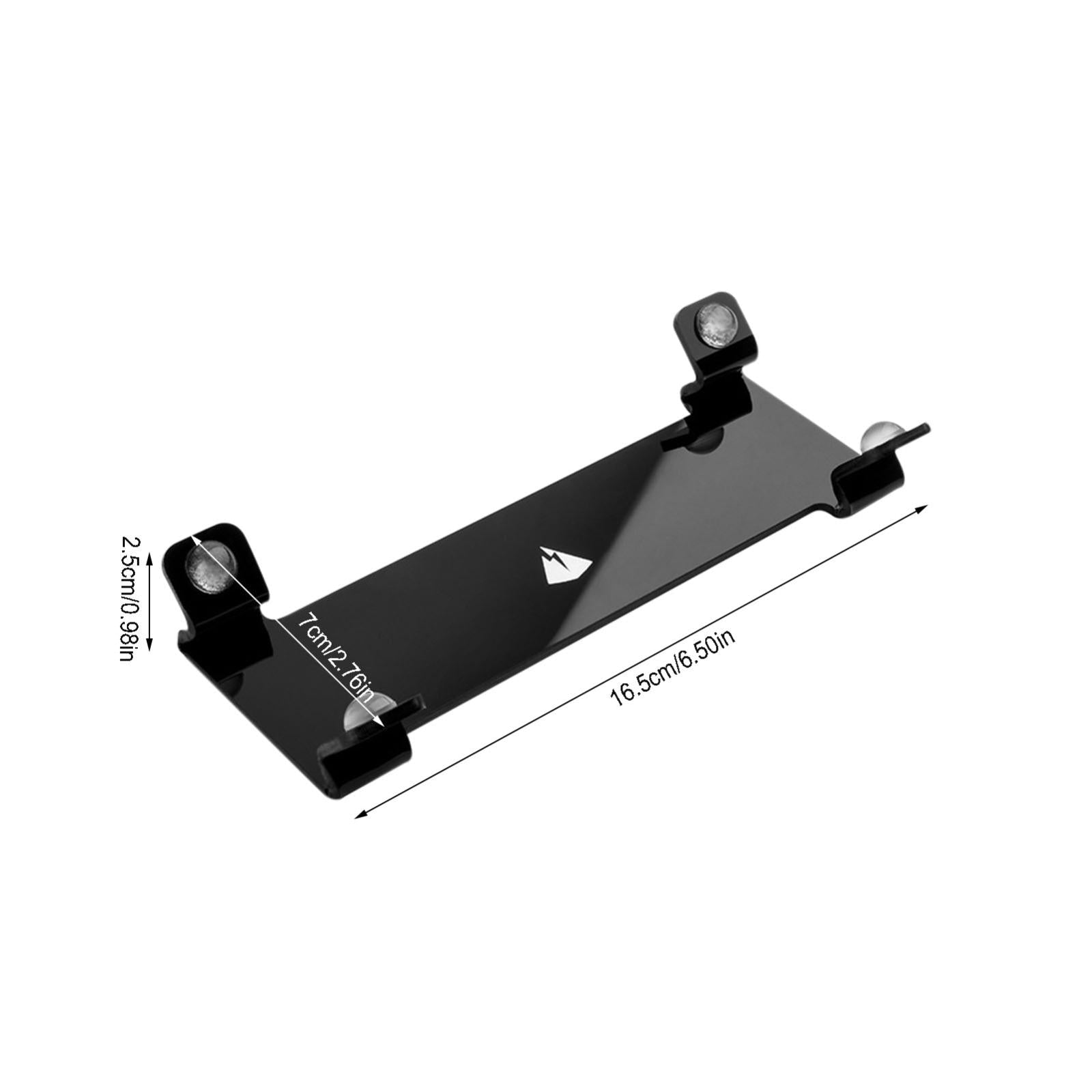 Anti-vibration Desktop Bracket for Bluetooth Speaker - Universal Acrylic Design - Transparent 4