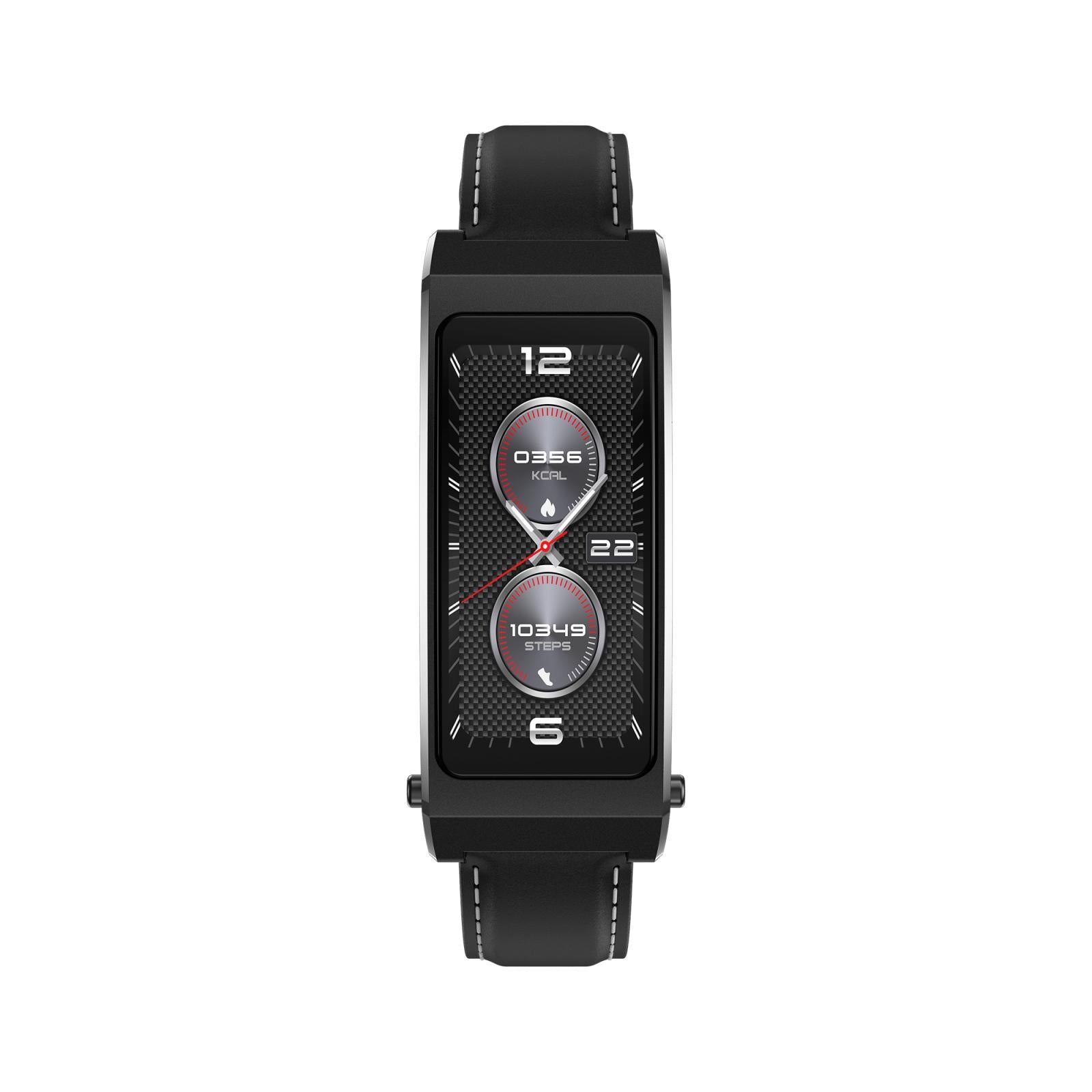 Smart Health Monitoring Bracelet With Bt Call And Leather Strap - Tarnish Steel Strap 4