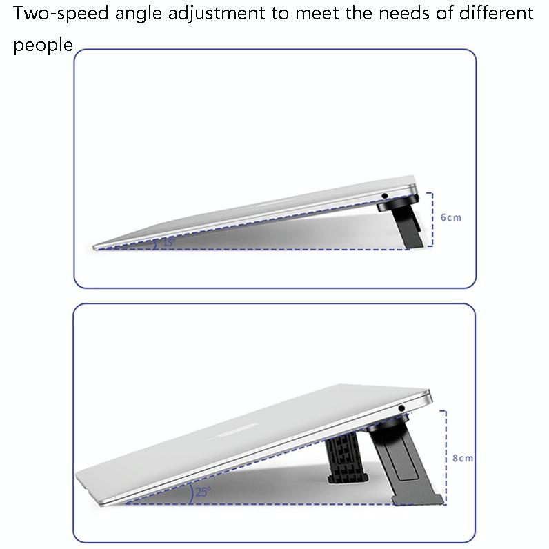 Portable Vertical Laptop Cooling Stand - Desktop Mount - White 5