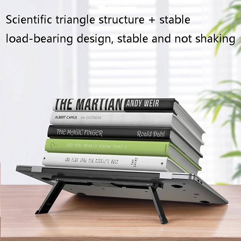 Portable Vertical Laptop Cooling Stand - Desktop Mount - White 7