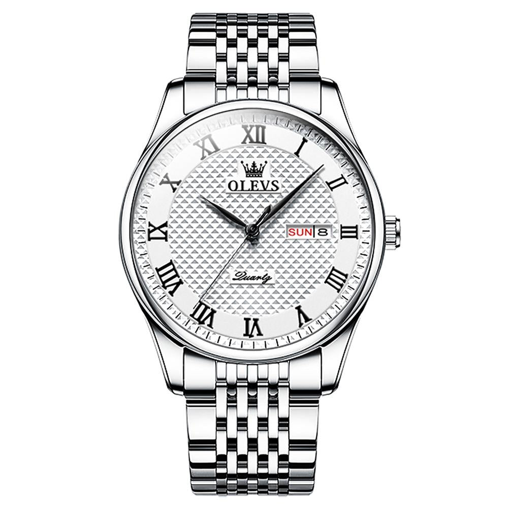Waterproof Quartz Watch for Men - Multifunctional Business - Black