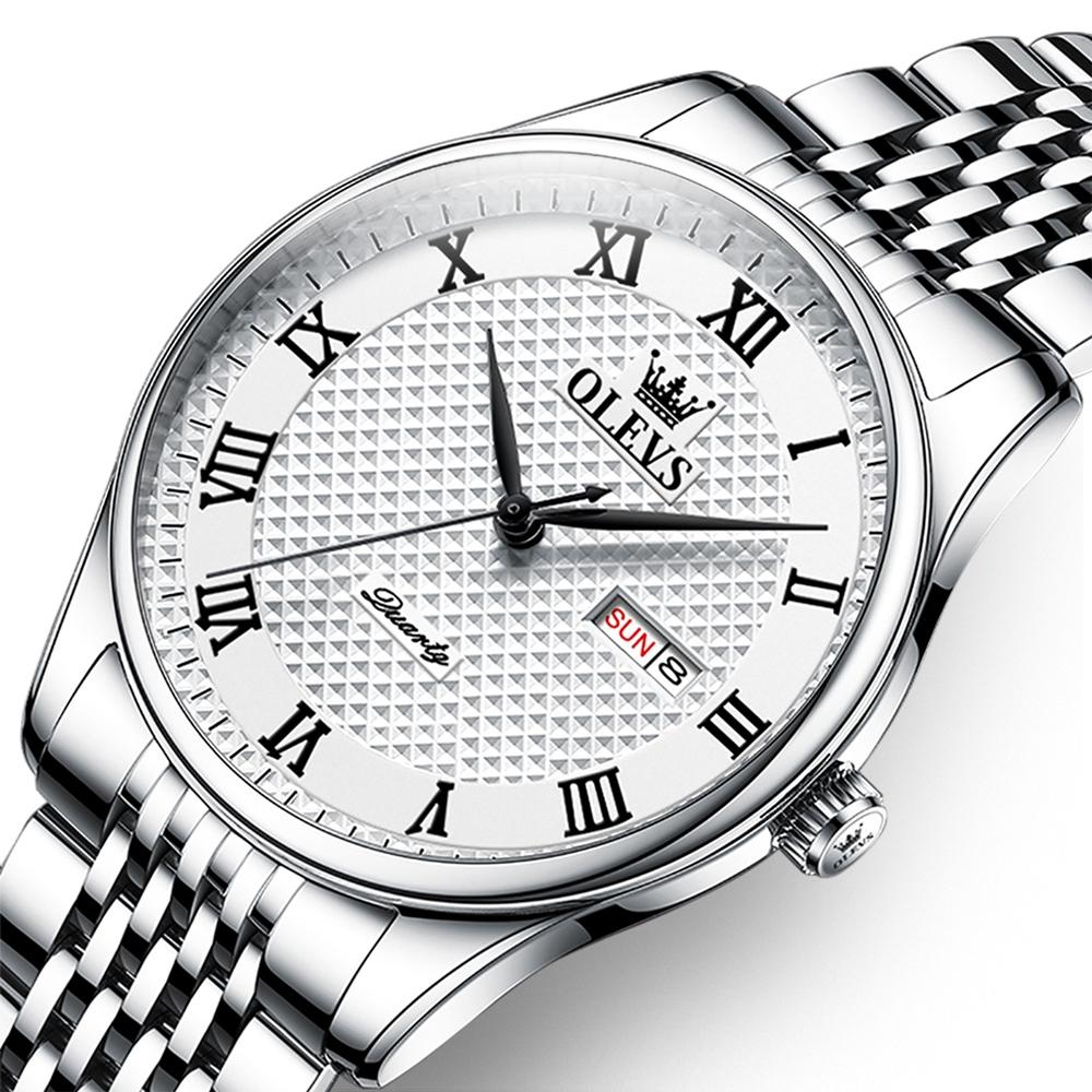 Waterproof Quartz Watch for Men - Multifunctional Business - Black 3