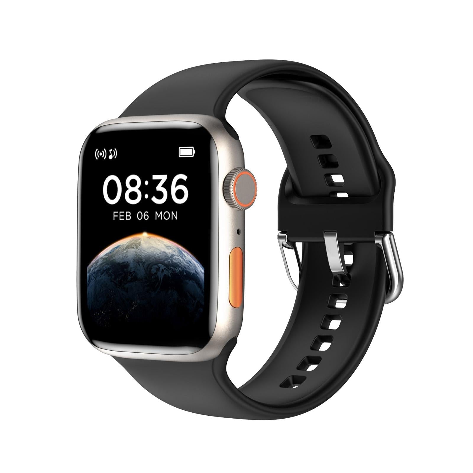 2.01 Inch Waterproof Smart Watch Bt Call / Heart Rate / Blood Pressure / Blood Oxygen - Pink Gold 3