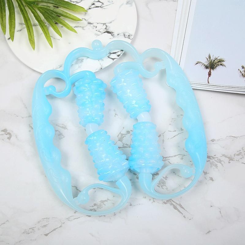 2-Pack Ring Leg Clamp Massager For Yoga & Fitness - Purple 9