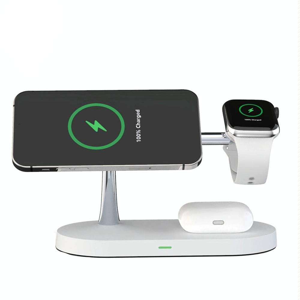 3 In 1 Wireless Charger With Night Light 15W - Black 8