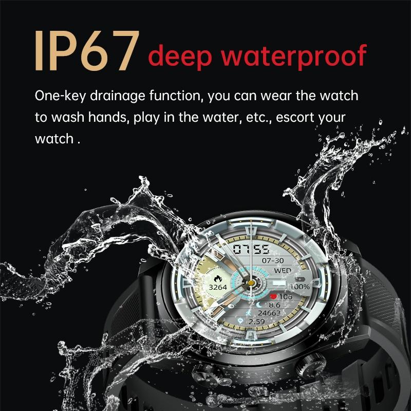 1.43 Inch Ip67 Sport Smart Watch Support Bluetooth Call / Sleep / Blood Oxygen / Heart Rate / Blood Pressure Health Monitor - Silver 8