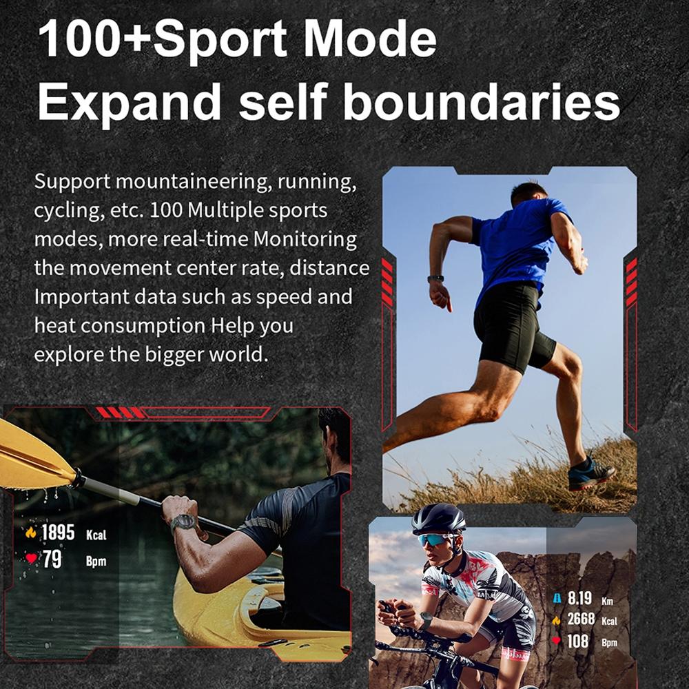 Smart Wristband With Waterproof Heart Rate And Blood Pressure Monitoring - Grey 10