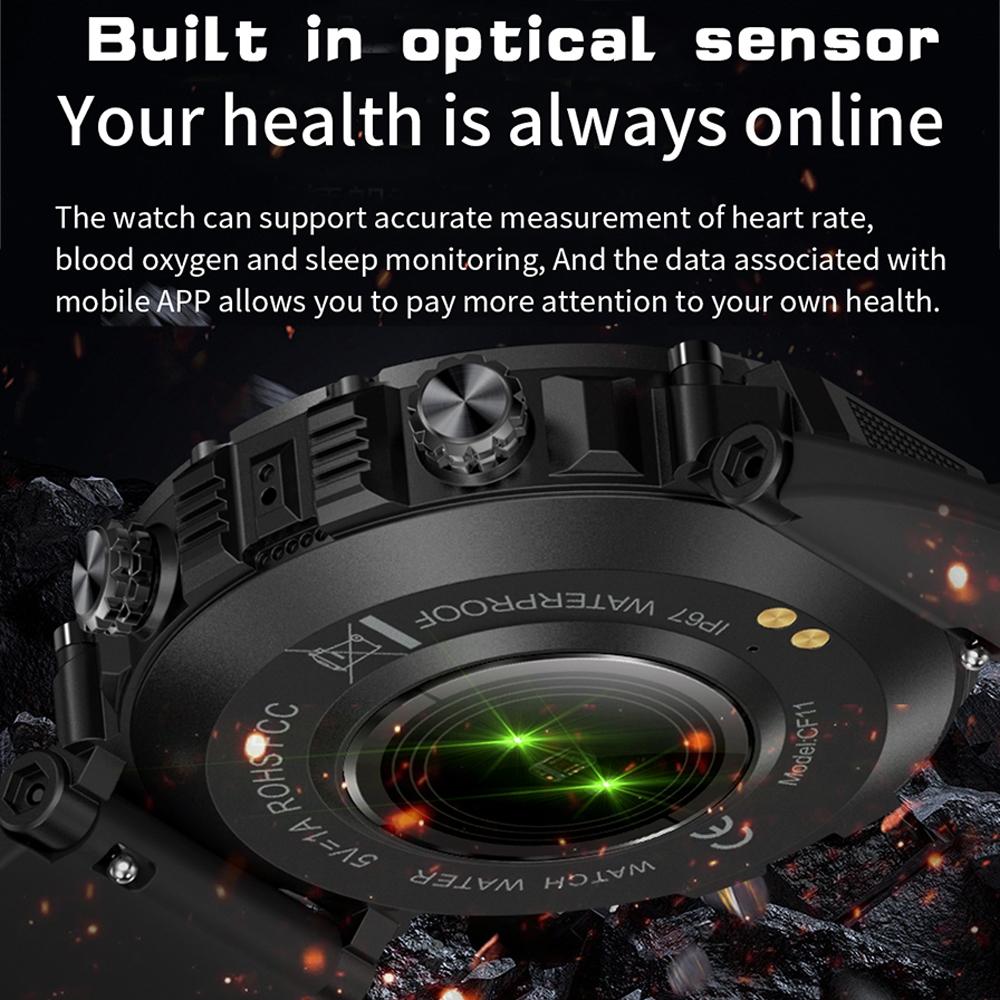 Smart Wristband With Waterproof Heart Rate And Blood Pressure Monitoring - Grey 11