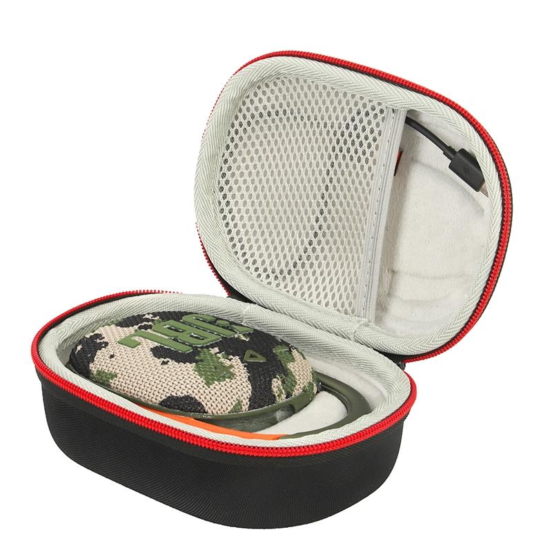 Shockproof Eva Case for Jbl Clip4 Bluetooth Speaker - Black Grey 5