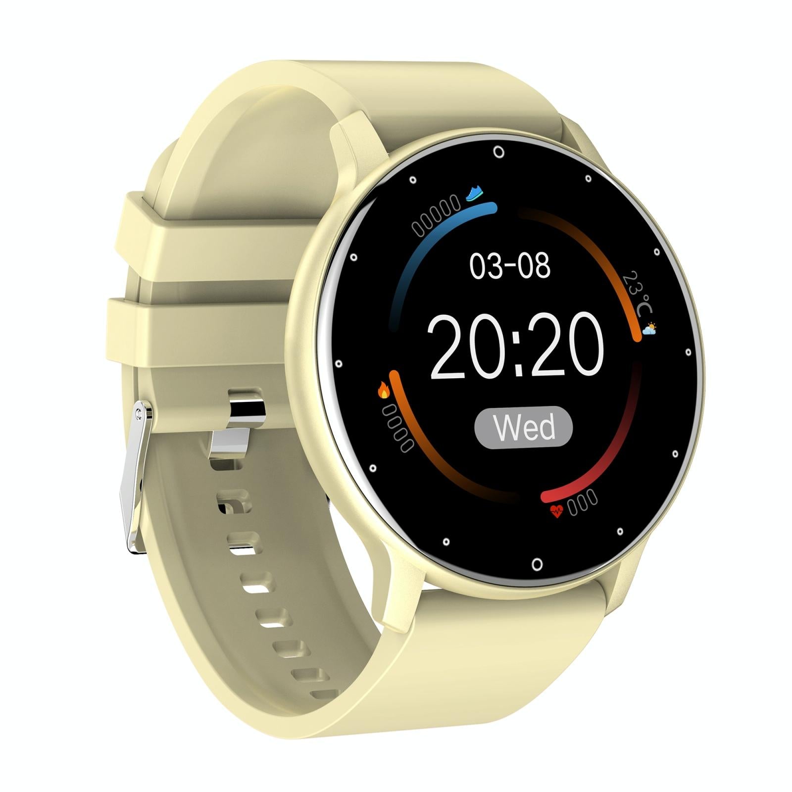 1.28 Inch Touch Screen Ip67 Waterproof Smart Watch Support Blood Pressure Monitoring / Sleep Monitoring / Heart Rate Monitoring - Blue 4