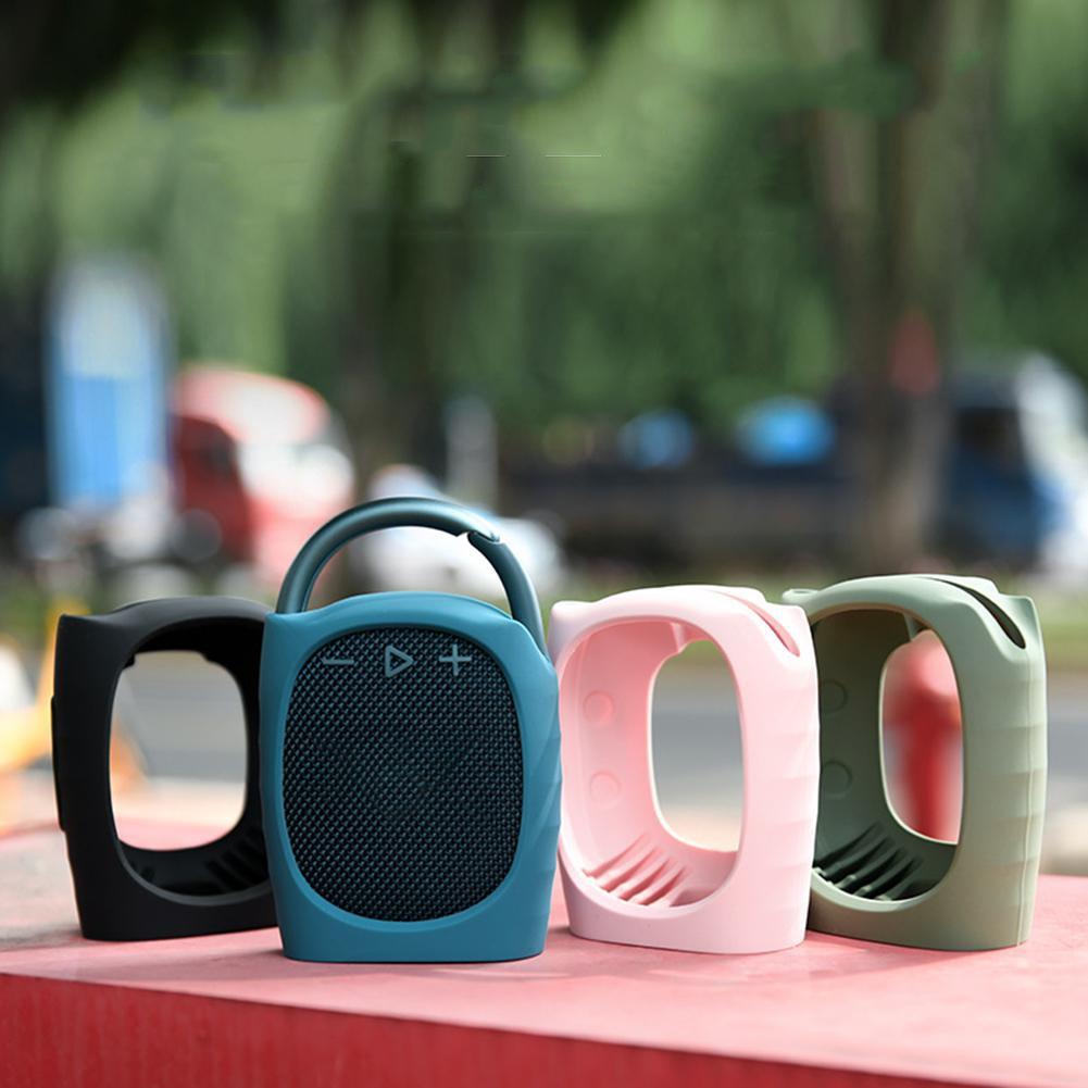 Silicone Case with Straps for Jbl Clip 4 Bluetooth Speaker - Blue 7