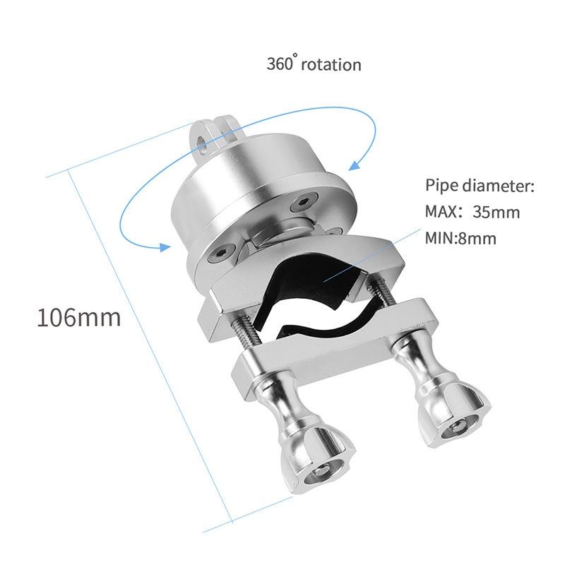 Aluminum Bike Camera Mount - 360 Degree Rotation 4