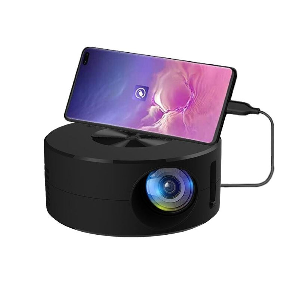Portable Mini Projector - Hd Led Usb Powered Wired Connection - White 8