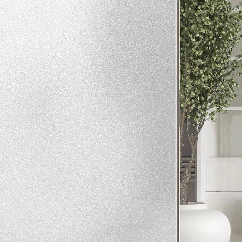 30cm Wide Electrostatic Frosted Window Film for Thermal Insulation - Glue-Free White Matte - 30Cm Wide/Meter 10