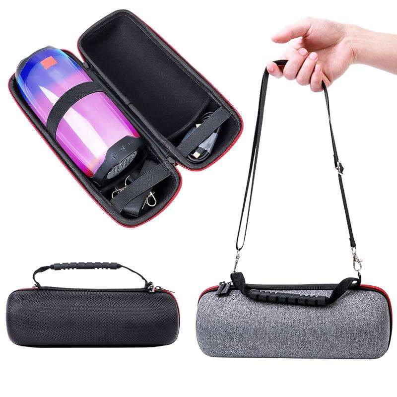 Jbl Pulse4 Portable Storage Bag with Velvet Lining and Protective Cover - Black + Gray 6