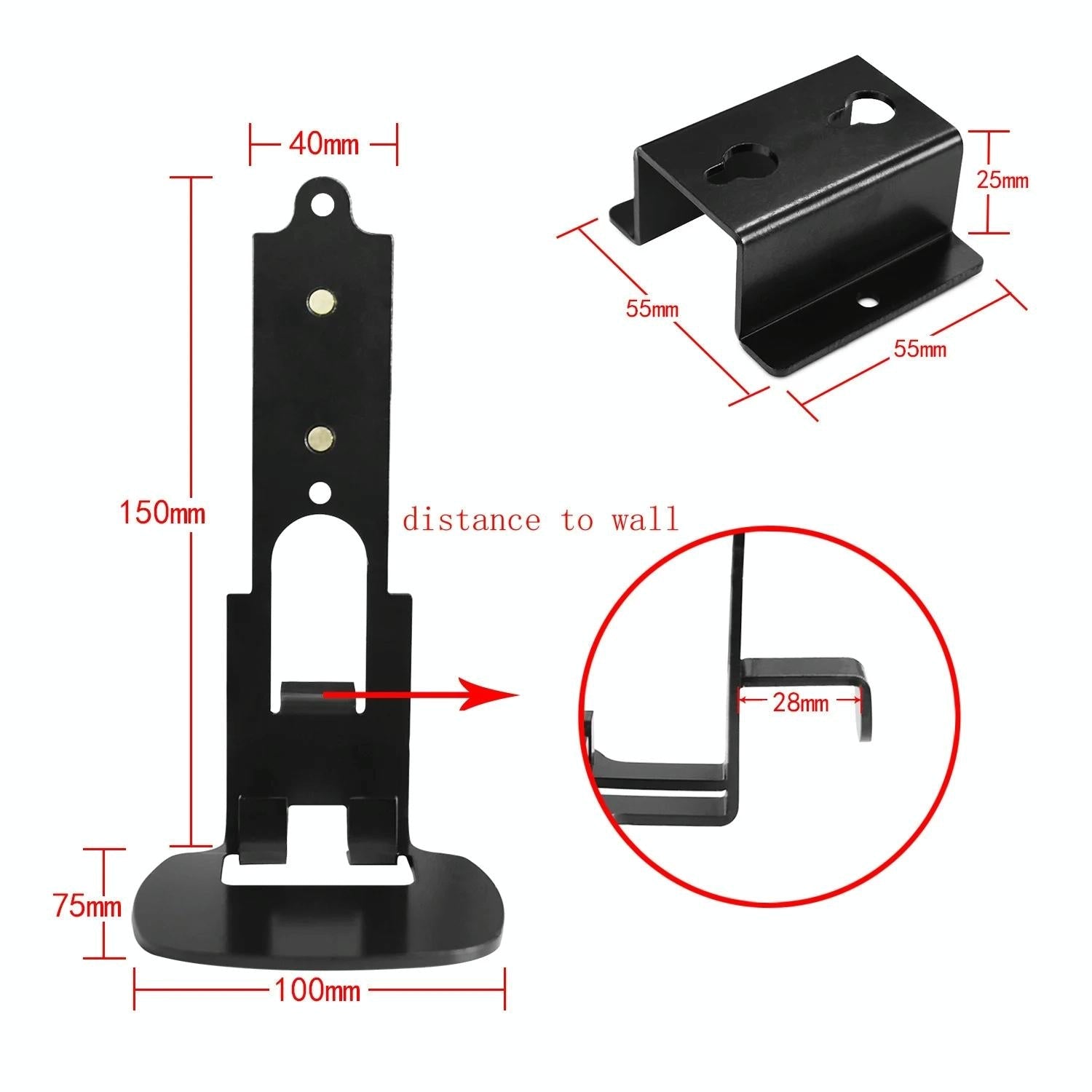 Metal Wall Mount for Wireless Bluetooth Speaker - White 5