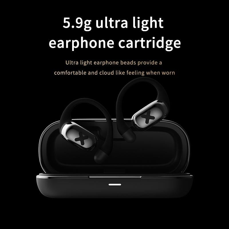 Bluetooth Earphones with Ear-mount Design - Black 6