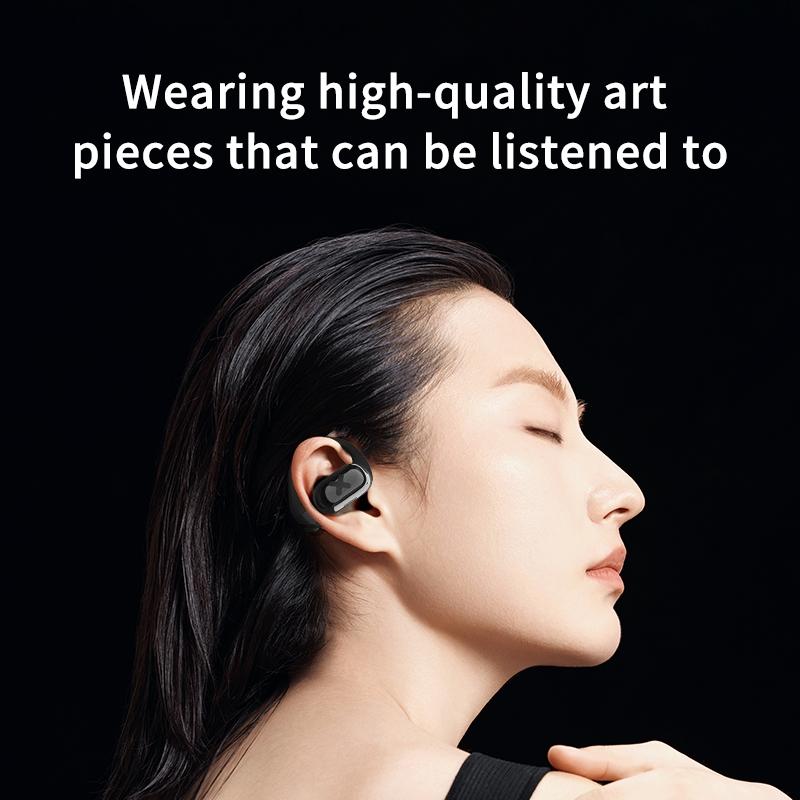 Bluetooth Earphones with Ear-mount Design - Black 7