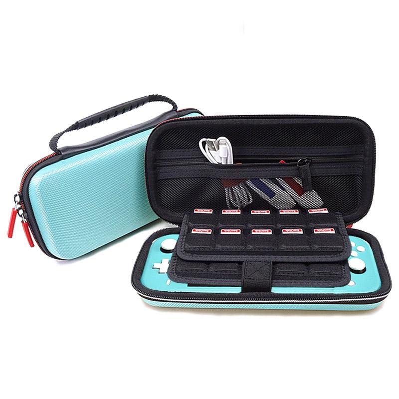 Compact Nintendo Switch Lite Carrying Case - Green 9