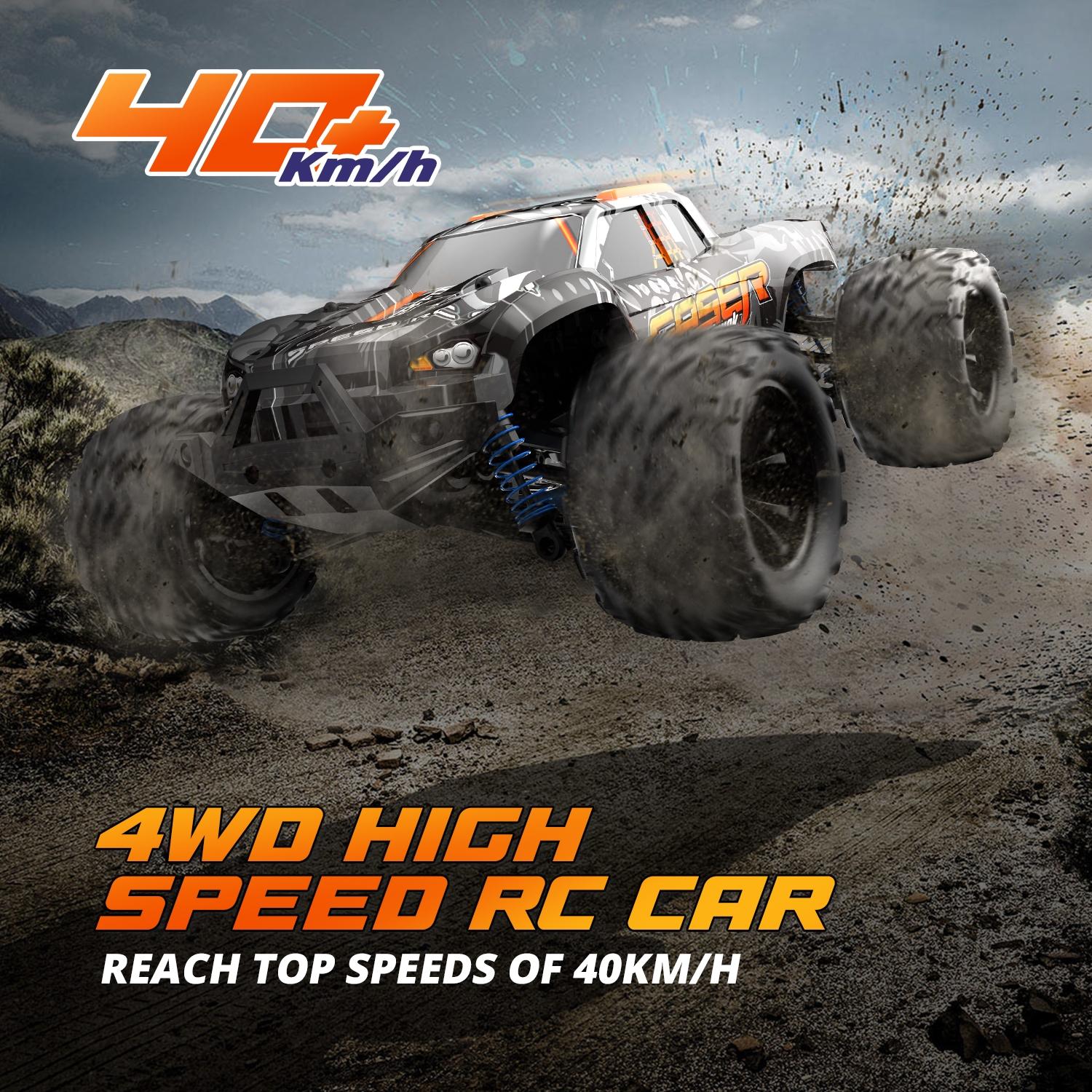High Speed 4wd Rc Car - 1 14 Scale - Graffiti Blue 4