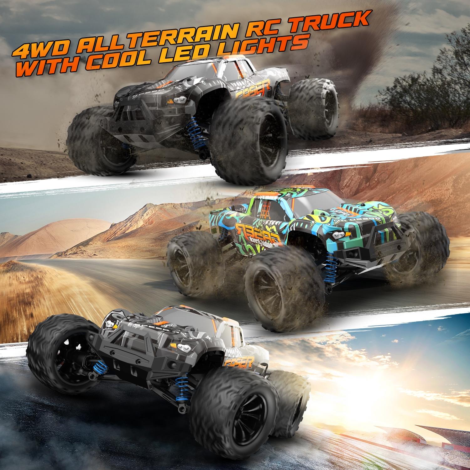 High Speed 4wd Rc Car - 1 14 Scale - Graffiti Blue 6