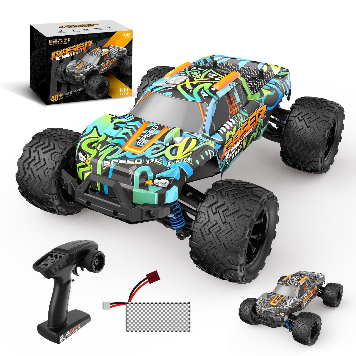 High Speed 4wd Rc Car - 1 14 Scale - Graffiti Blue 9
