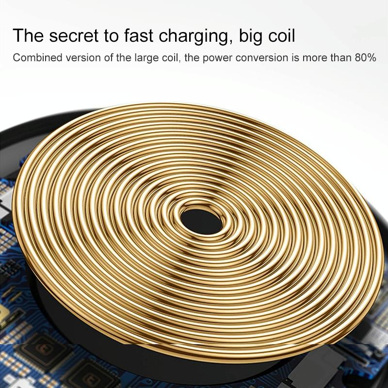 10W 3 In 1 Vertical Wireless Charger - White 4