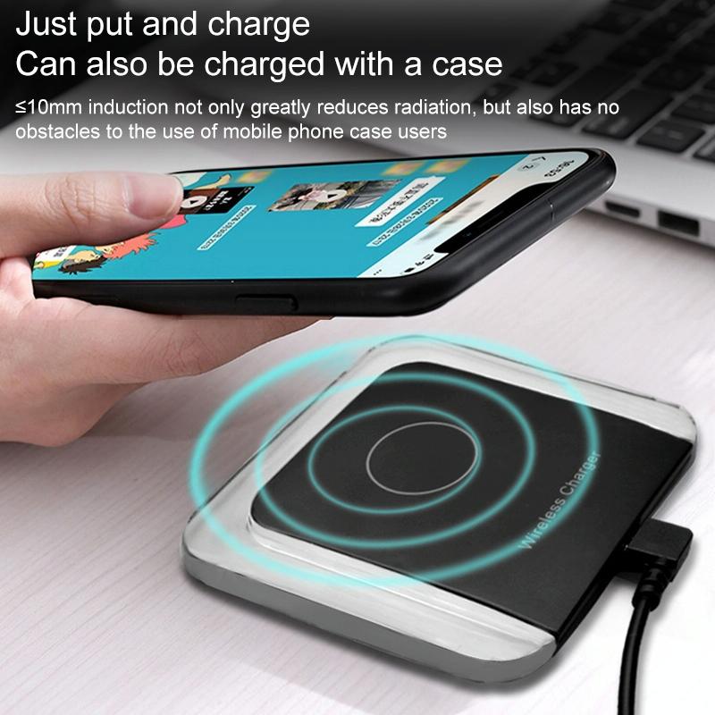 10W 3 In 1 Vertical Wireless Charger - White 8