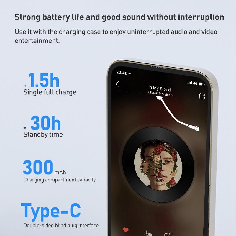 Amber True Wireless Bluetooth Earphones - Zga Gs11 - Beige 8