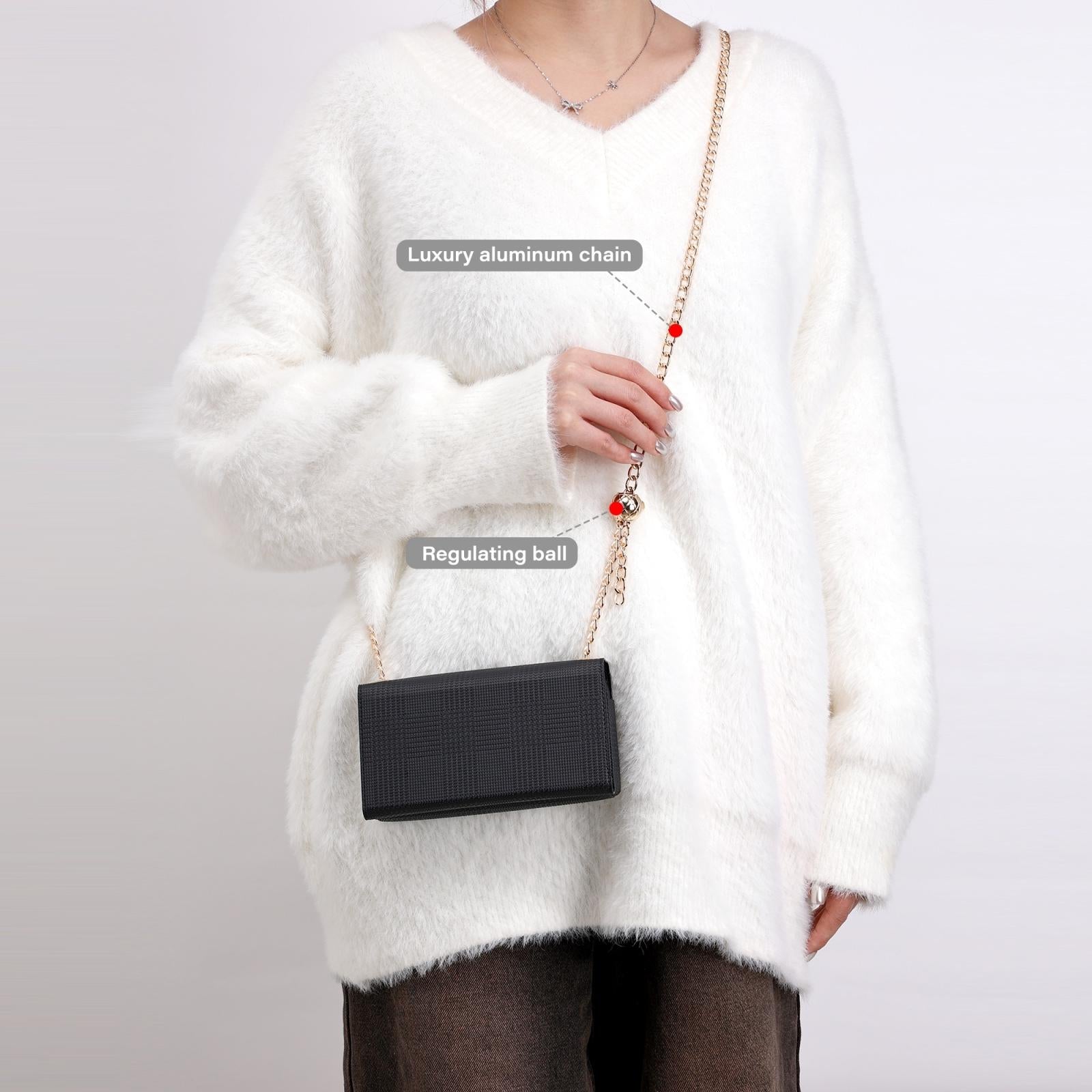 Leather Crossbody Bag With Rfid Protection 20 X 10 X 3.5Cm - Pink 12