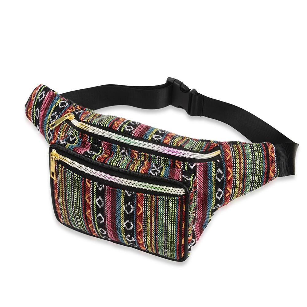 Boho Ethnic Style Waist Bag 34 X 15Cm - Style-B 12