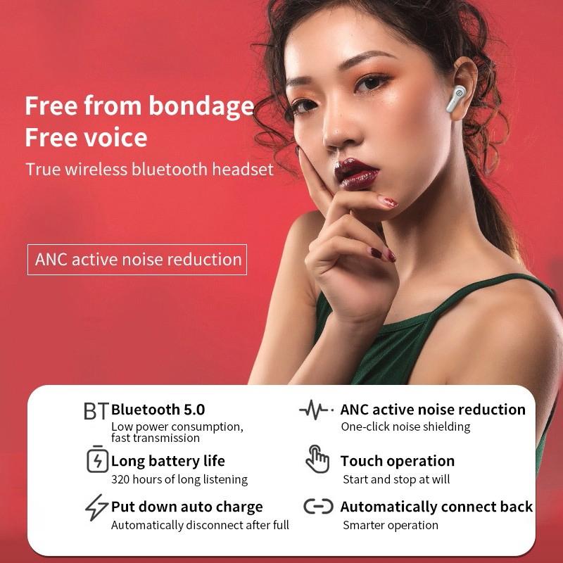 Anc Business Sports Tws Bluetooth Earphones with Charging Box - White 6