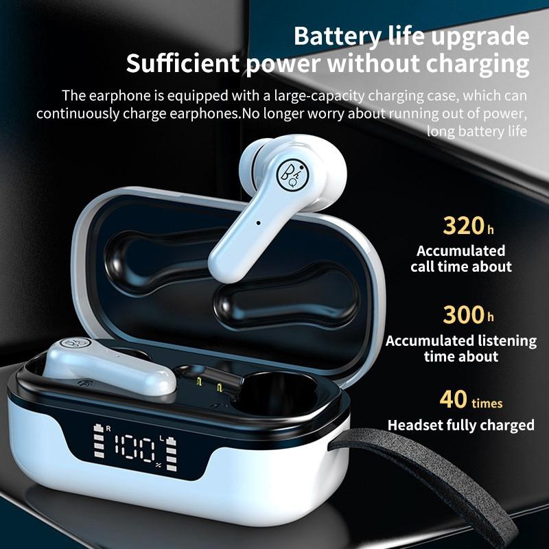 Anc Business Sports Tws Bluetooth Earphones with Charging Box - White 11