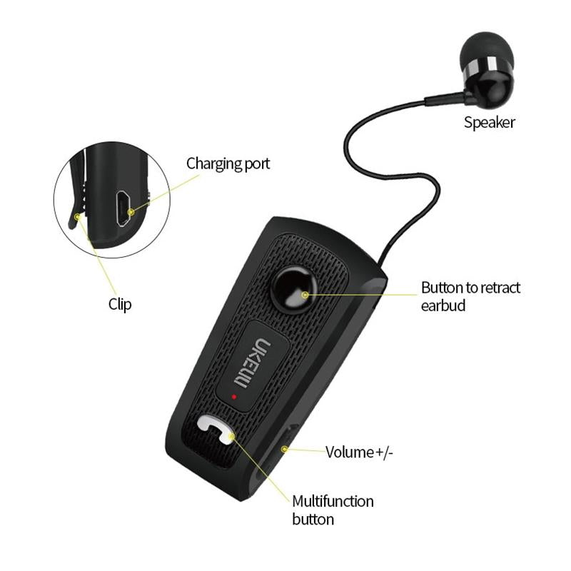 Wireless Noise-cancelling Earbuds with Vibration - Uk-e20 - White 3