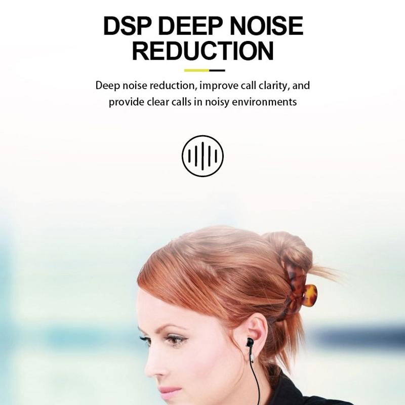 Wireless Noise-cancelling Earbuds with Vibration - Uk-e20 - White 4