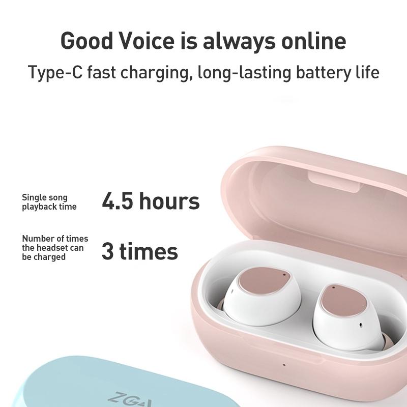 Mini Wireless Bluetooth Earphone - Zga Gs14 Candy - Blue 9