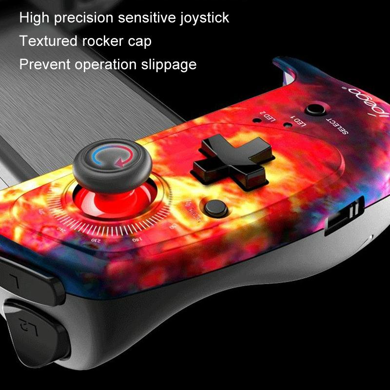 Wireless Stretch Gamepad for Android / Ios / Ps3 / Switch - Pg-9083 - B Flame Red Blue 6