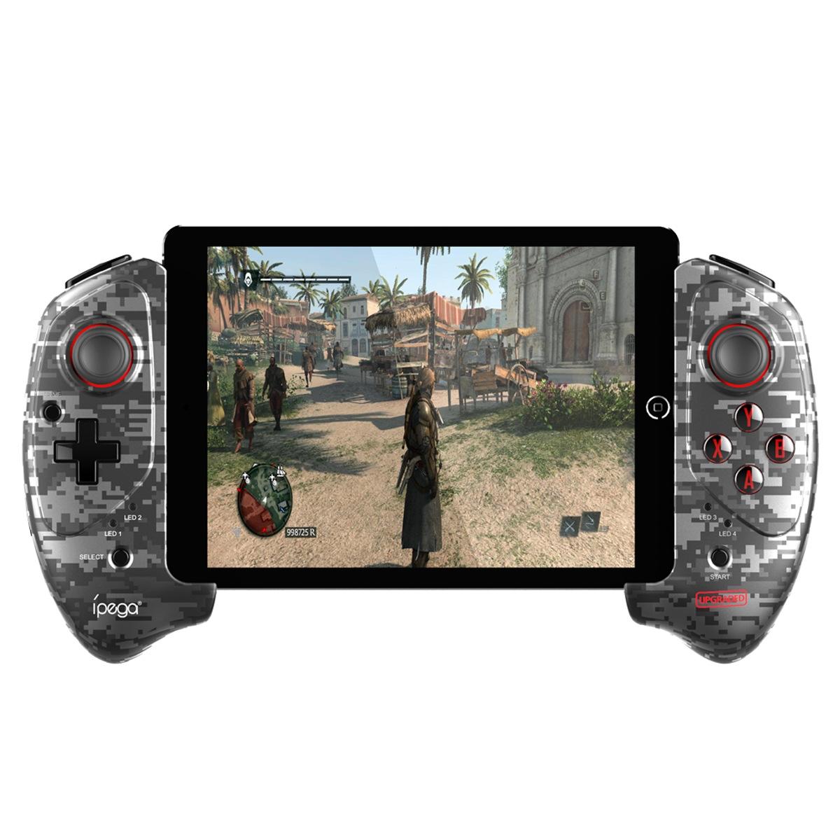 Wireless Stretch Gamepad for Android / Ios / Ps3 / Switch - Pg-9083 - B Flame Red Blue 11