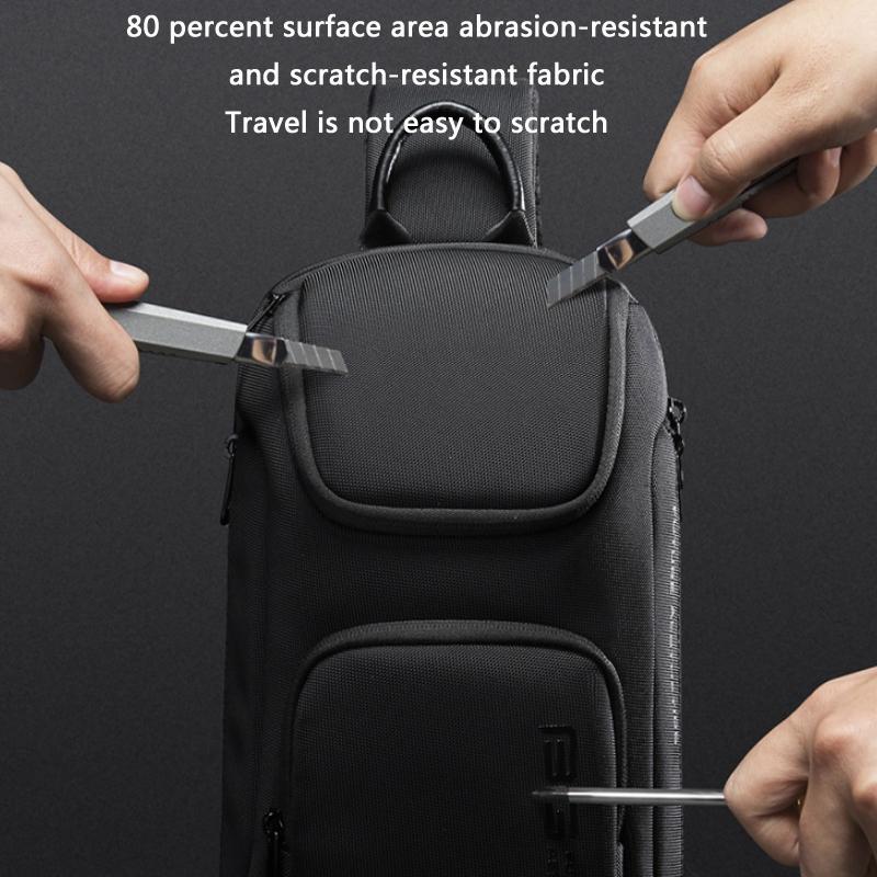 Lightweight Men Crossbody Bag For Business Essentials - Black 7