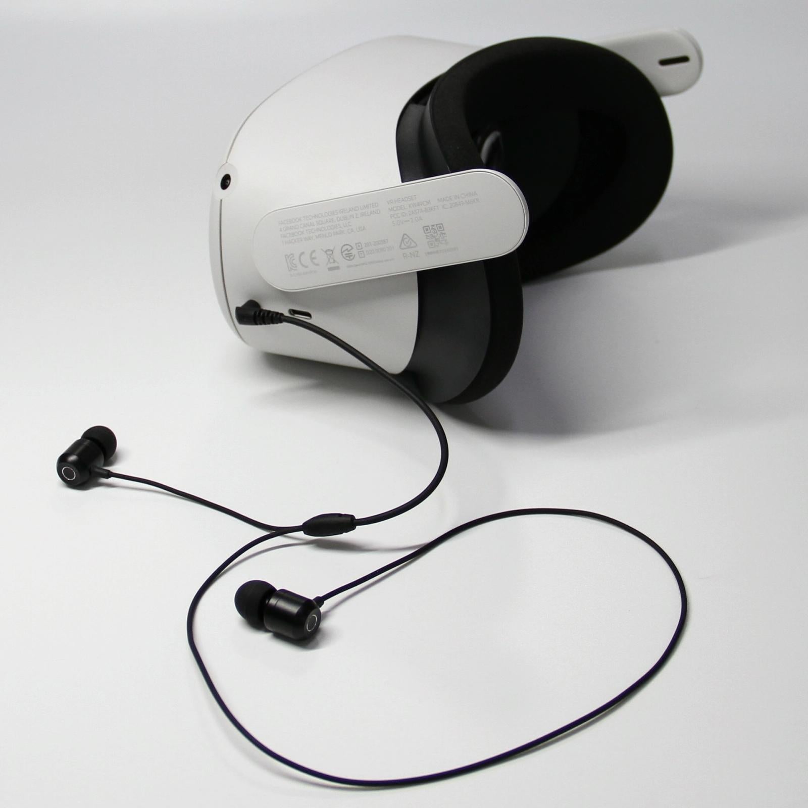 Aluminum 3.5mm Earbuds for Meta Quest 2 - Compact and Durable - Black 5