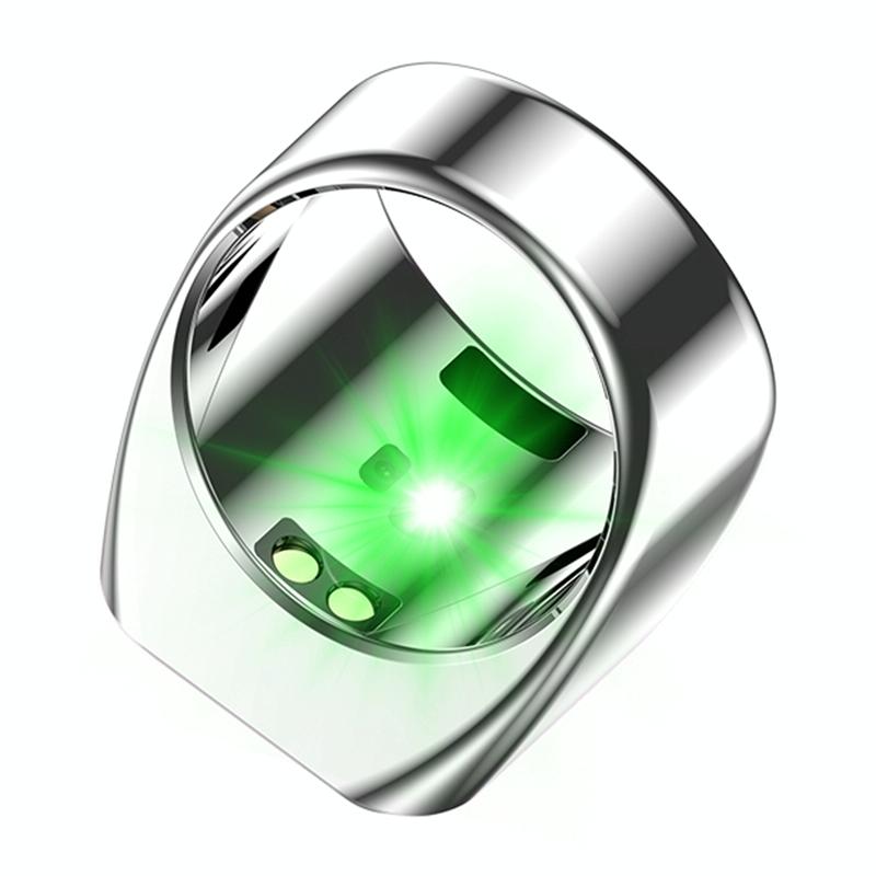 Smart Ring With Heart Rate Blood Oxygen Sleep And Remote Photography Support - Green 11