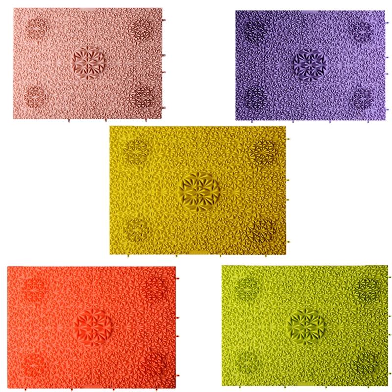 Fitness Toe Press Board For Home Foot Massage - Dream Purple 3