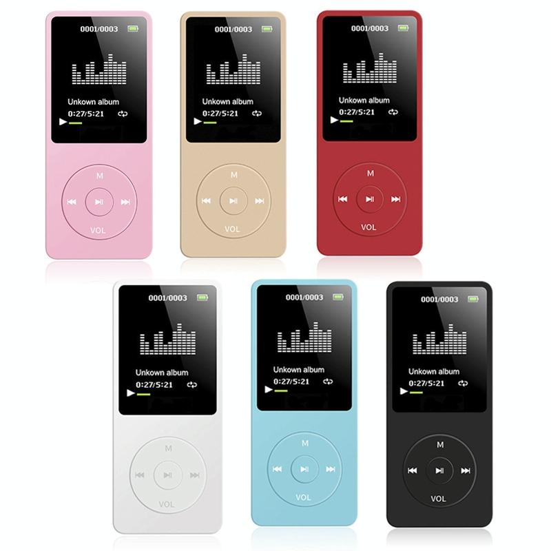 Ultra Thin Screen Mp4 Player Lossless Sound - Pink 3