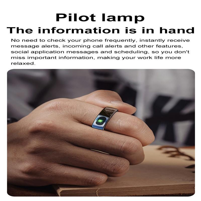 7 Smart Ring Heart Rate Blood Oxygen Sleep Sports - Gold 6