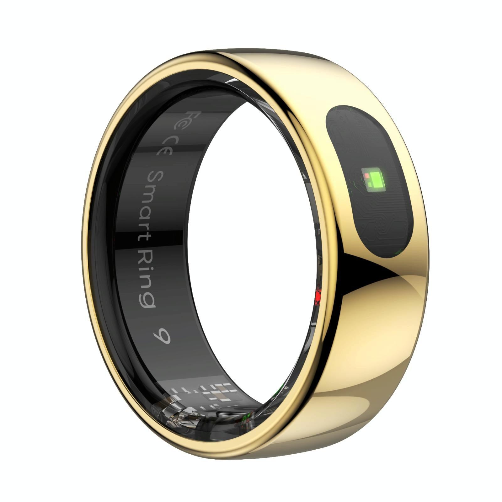 7 Smart Ring Heart Rate Blood Oxygen Sleep Sports - Gold 11