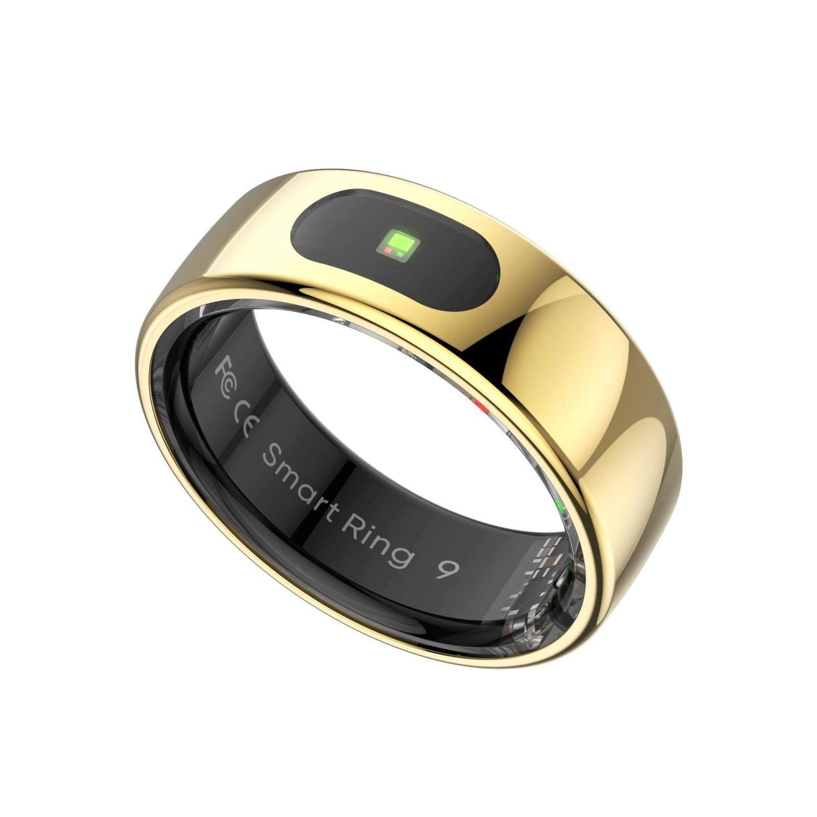 7 Smart Ring Heart Rate Blood Oxygen Sleep Sports - Gold 13