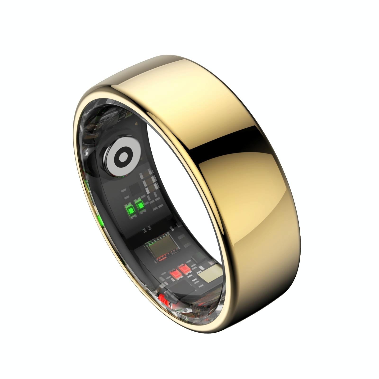 7 Smart Ring Heart Rate Blood Oxygen Sleep Sports - Gold 14